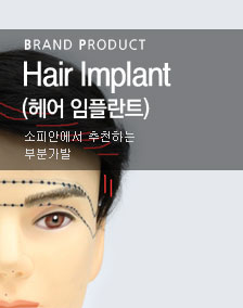 BRAND PRODUCT Hair Implant (헤어 임플란트) 소피안에서 추천하는 부분가발